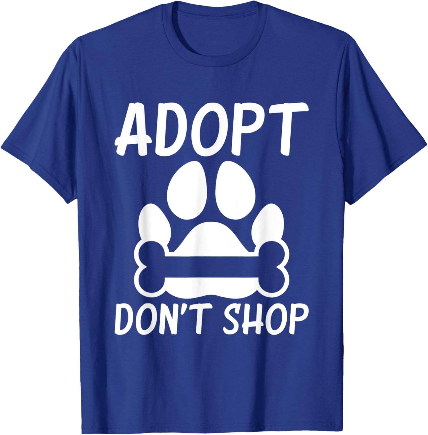 Adopt dont Shop Puppy Dog Lover T-Shirt - T-Shirt | Royal