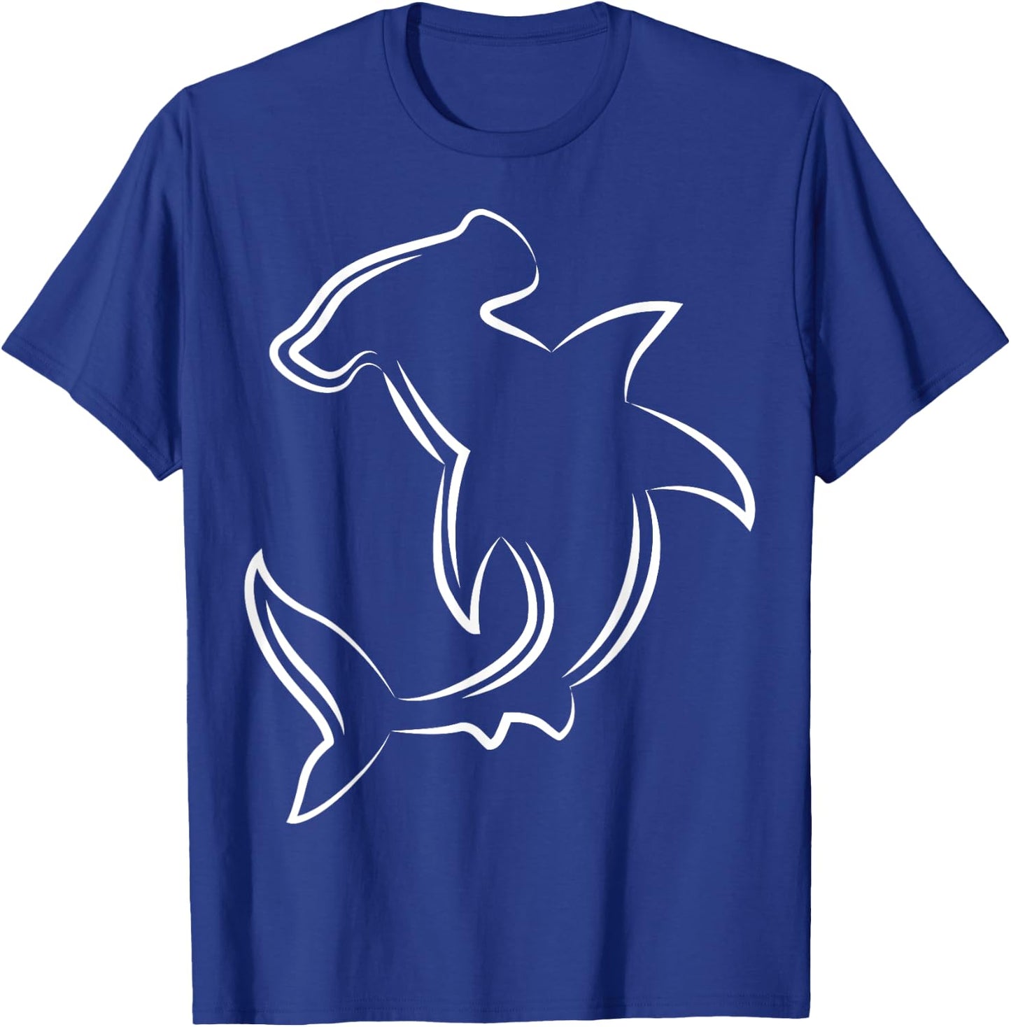 Hammerhead Shark Scuba Diving Diver Flag Underwater Dive T-Shirt - T-Shirt | Royal
