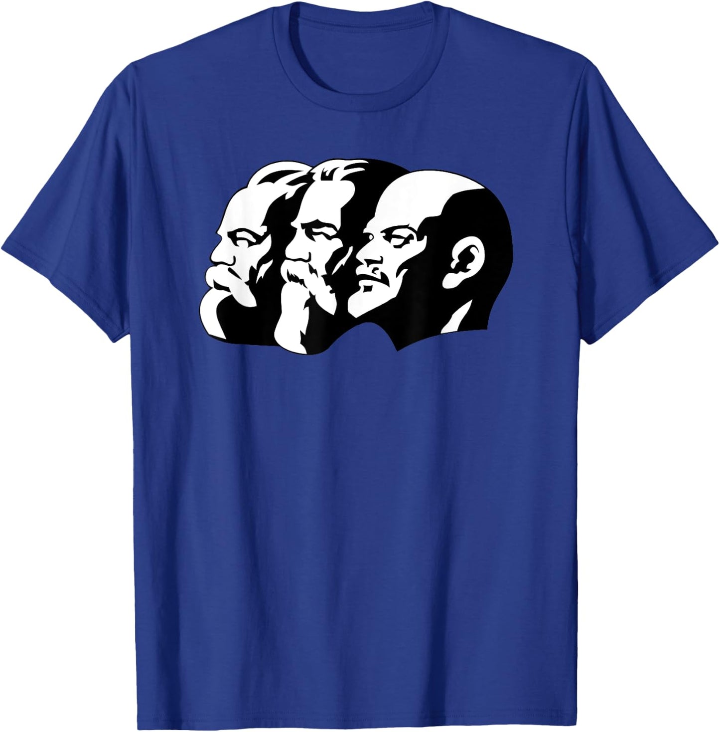 Karl Marx, Friedrich Engels, Vladimir Lenin SOVI8 Propaganda T-Shirt - T-Shirt | Royal