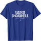 Lake Powell 70s 80s Retro Type Graphic T-Shirt - T-Shirt | Royal