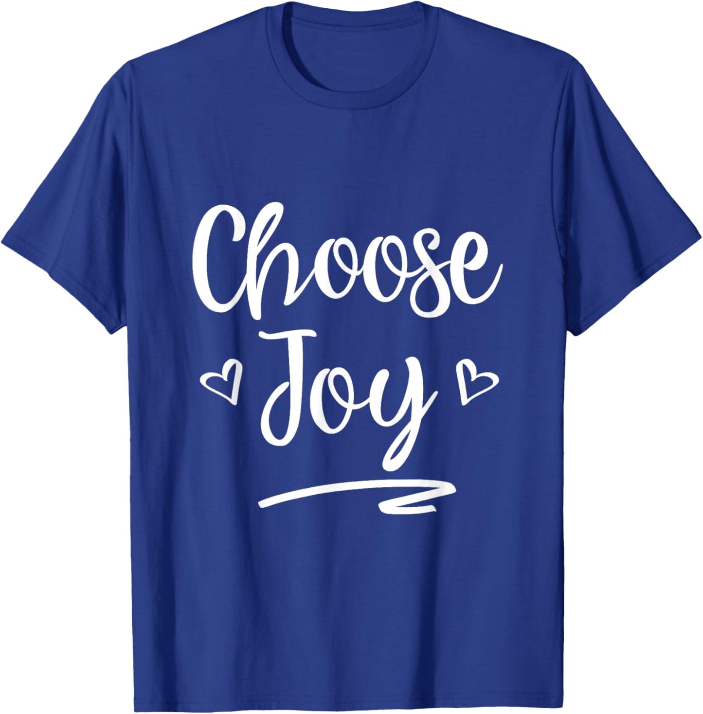 Choose Joy Christian Women Inspirational Faith T-Shirt - T-Shirt | Royal