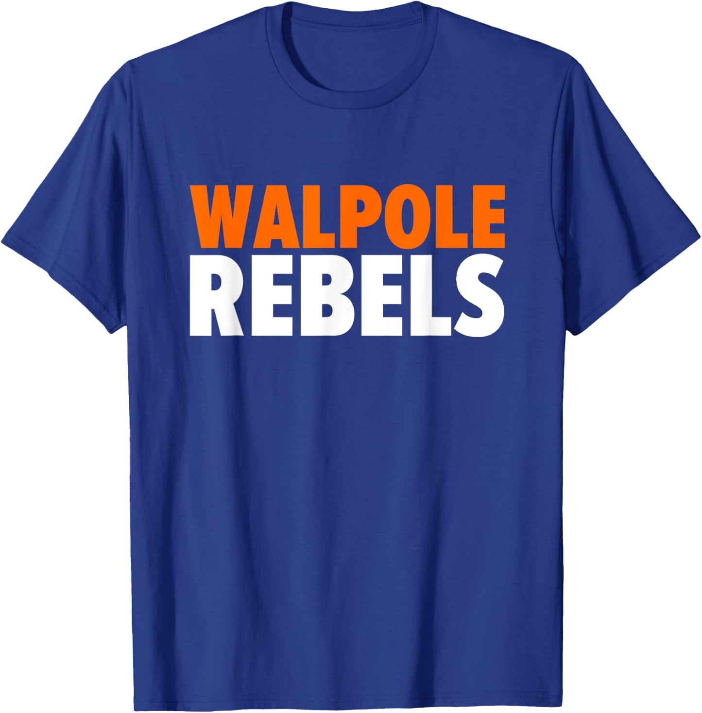 Walpole Rebels Bold T-Shirt - T-Shirt | Royal
