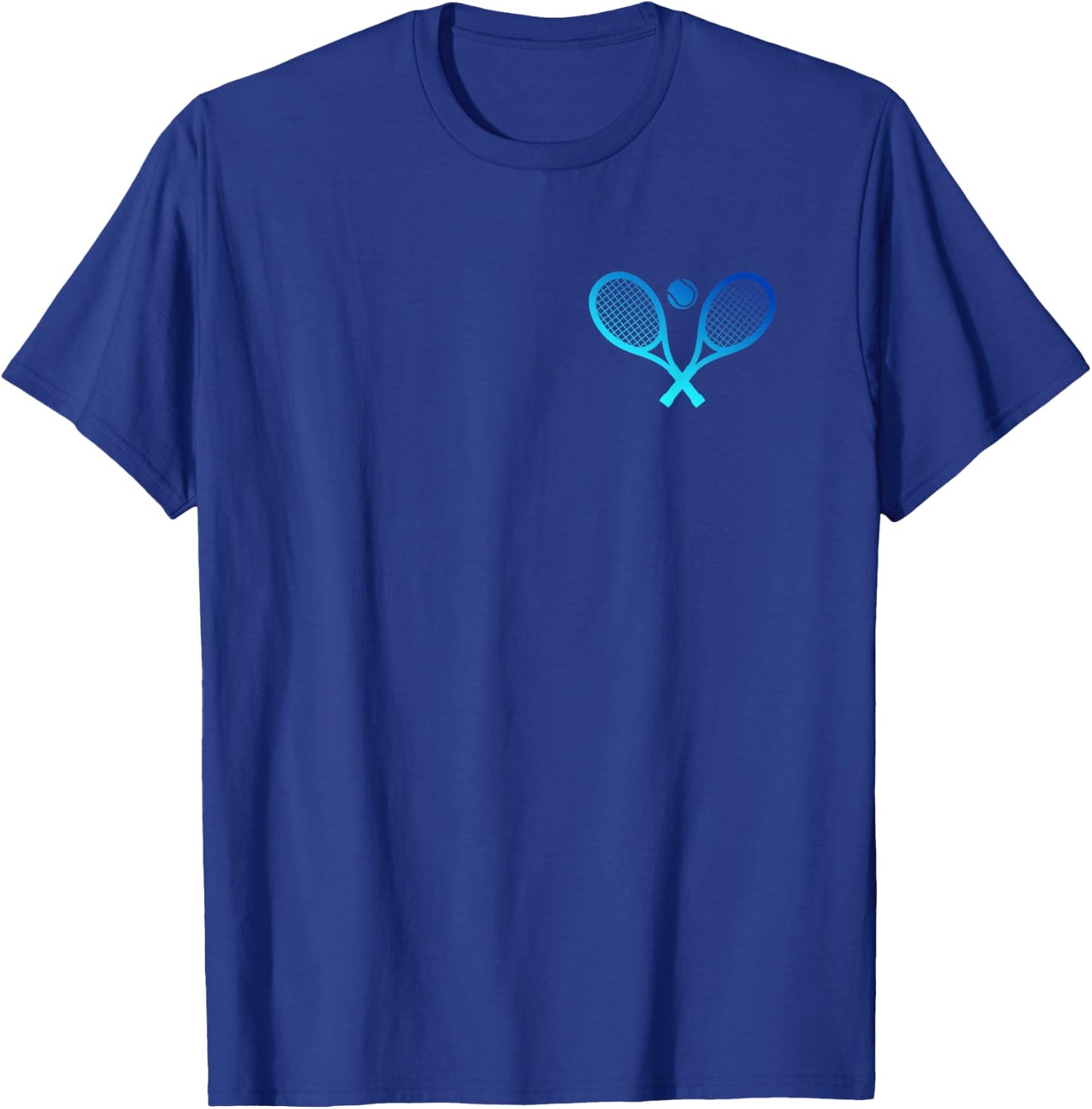 Blaue Tennisschläger Tennis Training Tennis T-Shirt - T-Shirt | Royal