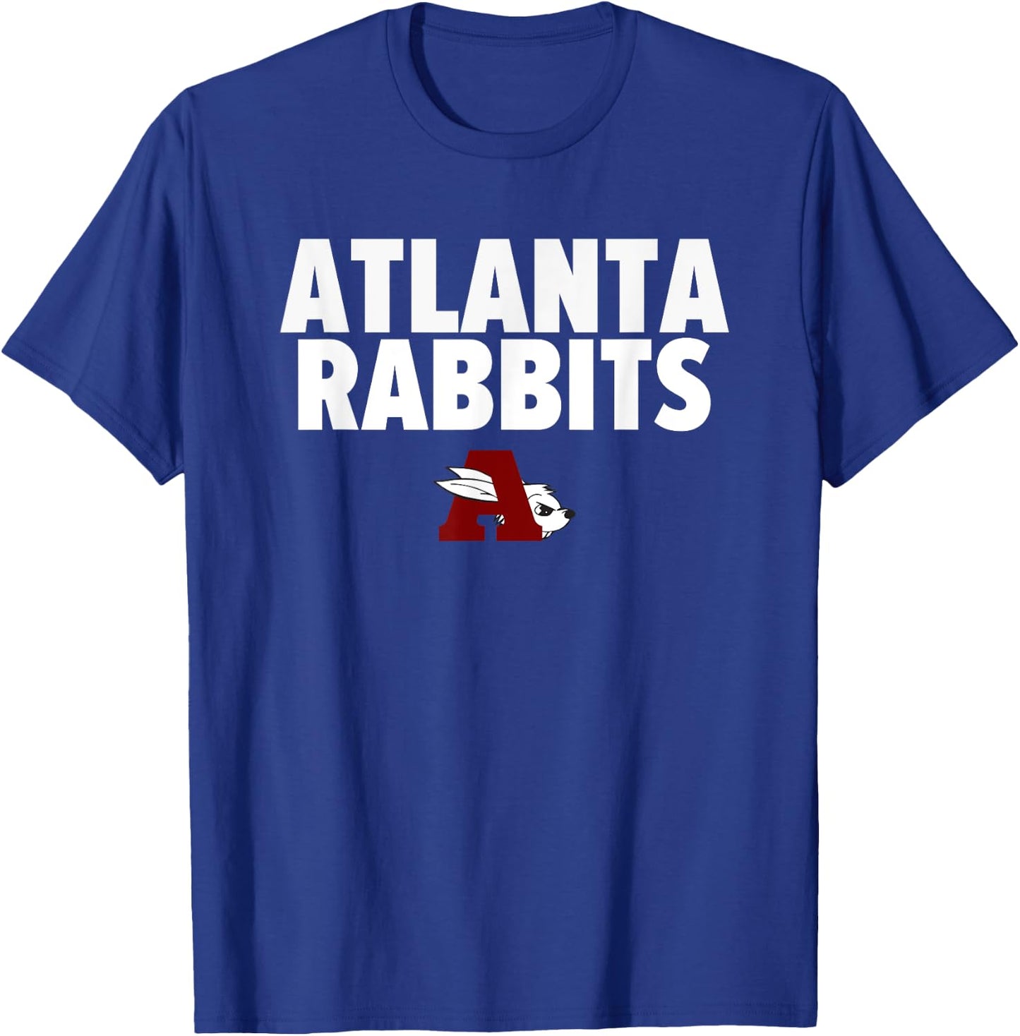 Atlanta Rabbits Logo Bold HS T-Shirt - T-Shirt | Royal