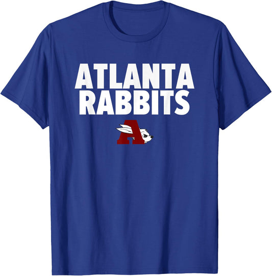 Atlanta Rabbits Logo Bold HS T-Shirt - T-Shirt | Royal