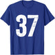 Nummer 37 auf der Rückseite T-Shirt - T-Shirt | Royal