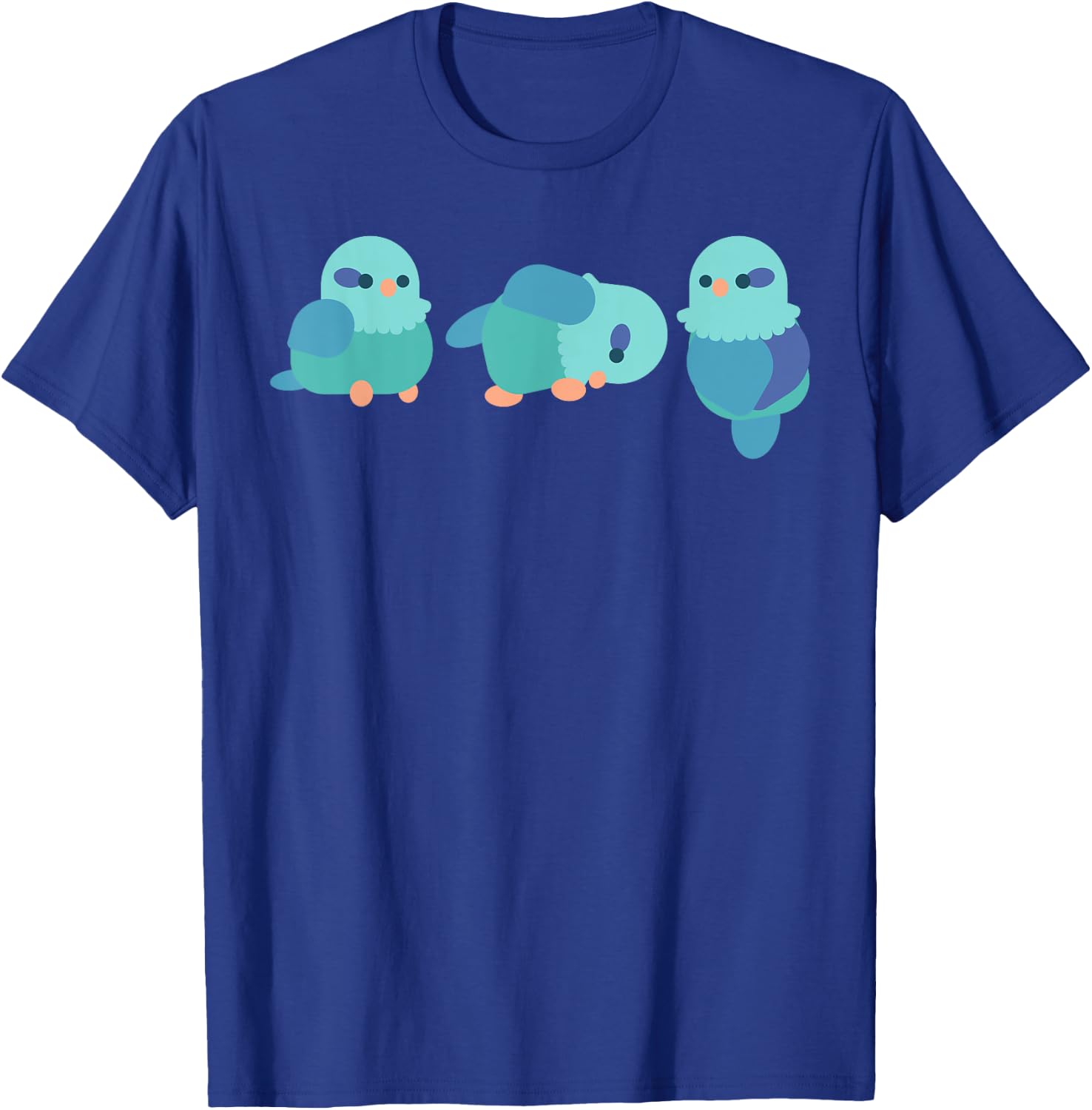 Parrotlet Bird Chibi Enthusiast Birdkeeper Parrot Owner T-Shirt - T-Shirt | Royal