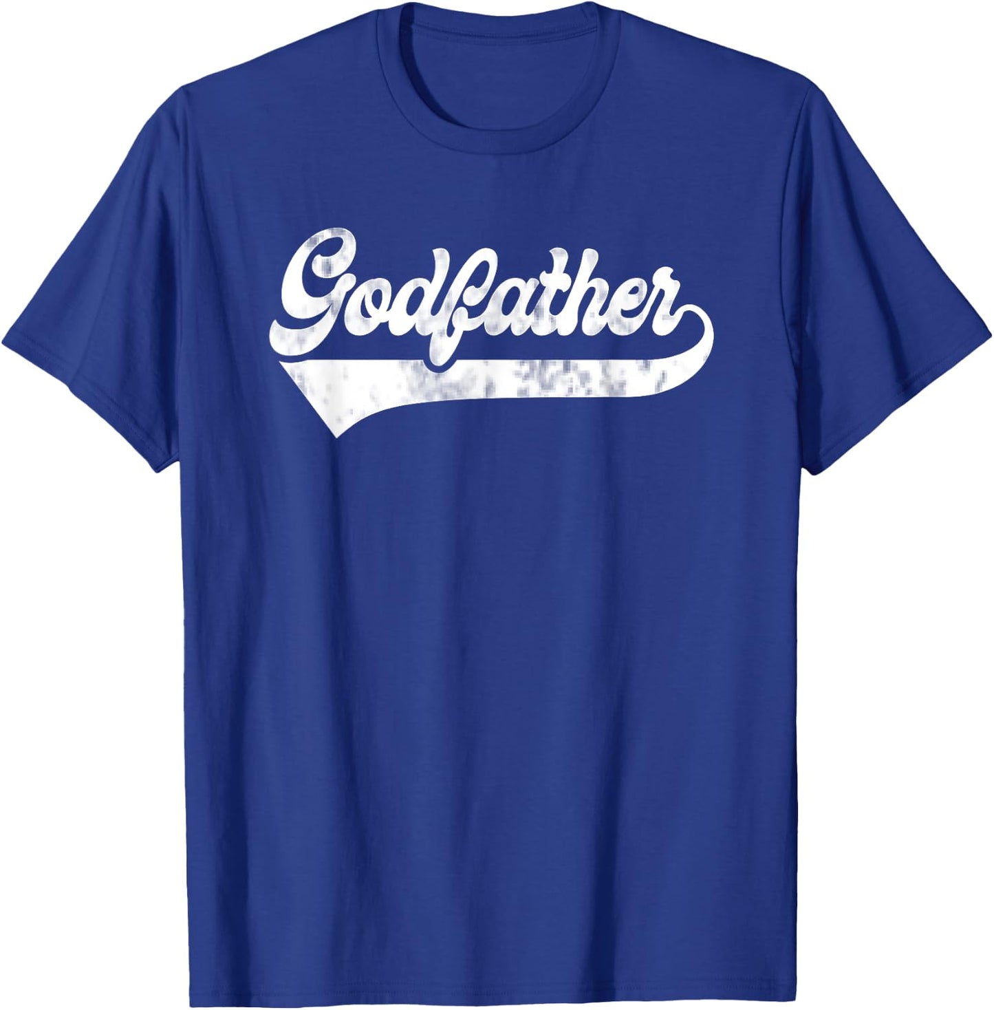 Godfather Vintage Retro Father's Day for Papa Grandpa T-Shirt - T-Shirt | Royal