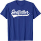 Godfather Vintage Retro Father's Day for Papa Grandpa T-Shirt - T-Shirt | Royal