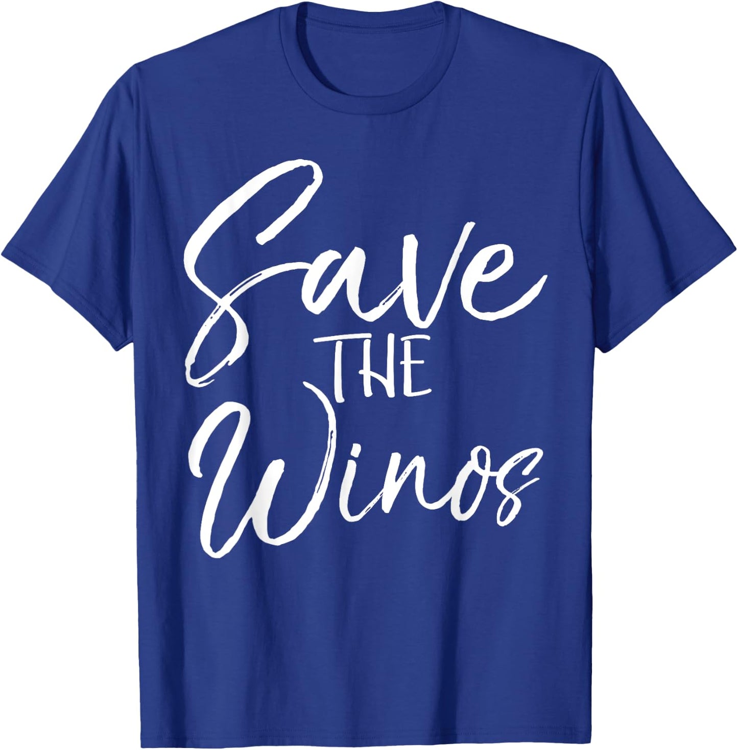 Funny Wine Pun Matching Gifts Cute Save the Winos T-Shirt - T-Shirt | Royal