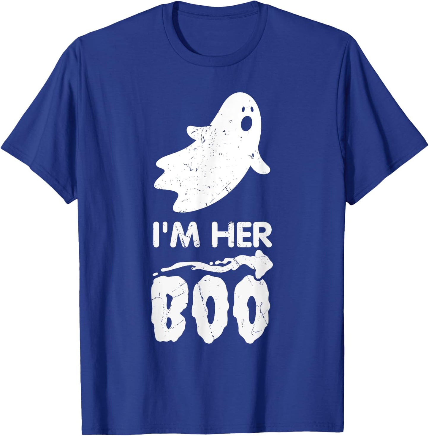 I'm Her Boo Halloween Ghost Matching Couple Cute T-Shirt - T-Shirt | Royal