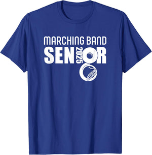 2025 Senior Sousaphone Class of 2025 Marching Band Tuba T-Shirt - T-Shirt | Royal