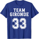 Gironde Humour Girondin Team Gironde Gift Pride Region , Black, S T-Shirt - T-Shirt | Royal