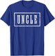 Uncle - Sleek Framed Design Father's Day Uncle T-Shirt - T-Shirt | Royal