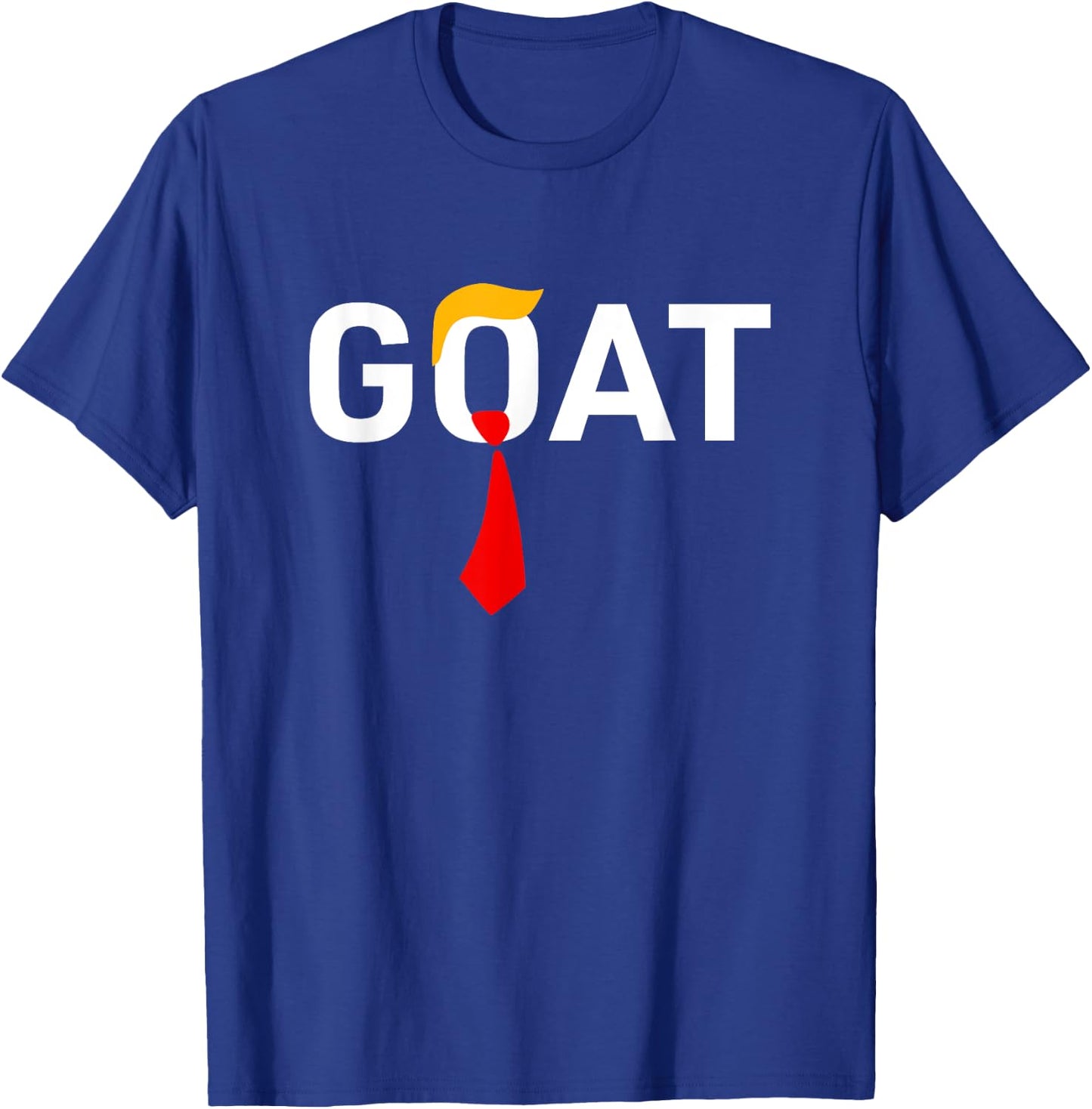 GOAT Vote Trump 2024 Funny Support Republican Pro America T-Shirt - T-Shirt | Royal
