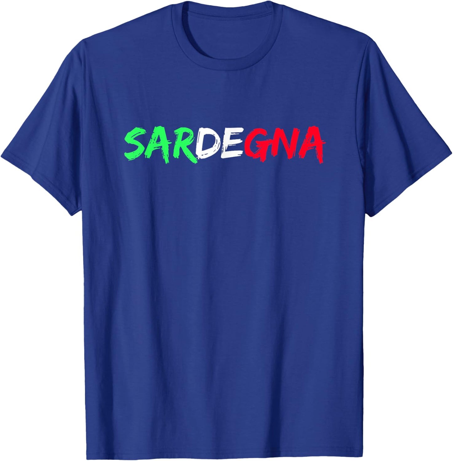 Flag Italy City Sardinia T-Shirt - T-Shirt | Royal
