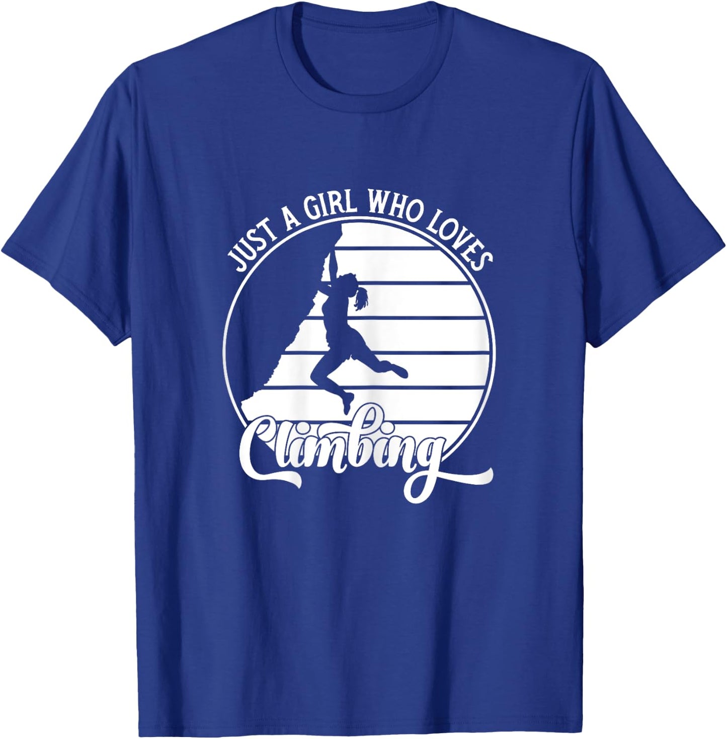 Climbing Bouldering for Climbers and Girls , red T-Shirt - T-Shirt | Royal