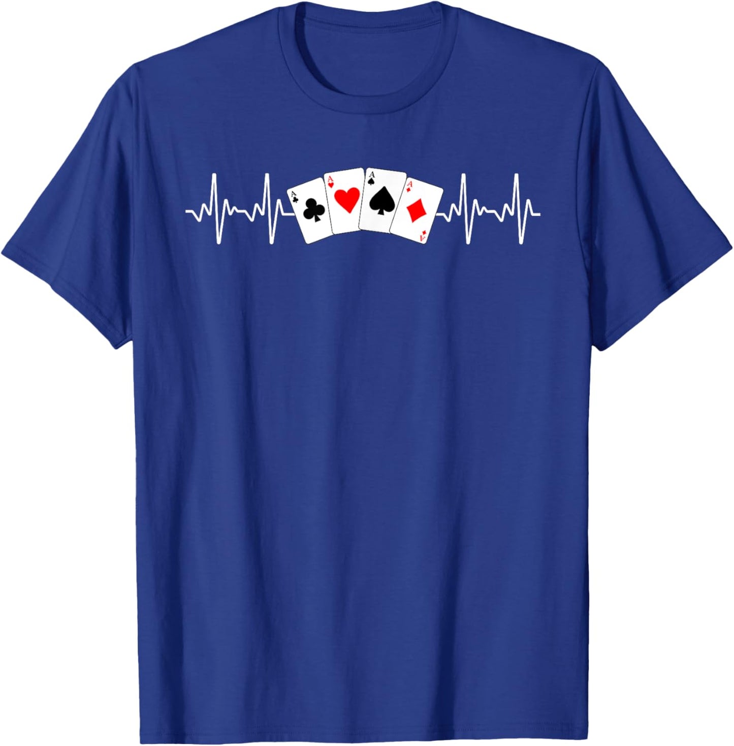 Funny Poker Art Women Gambler Card Game Poker Player T-Shirt - T-Shirt | Royal