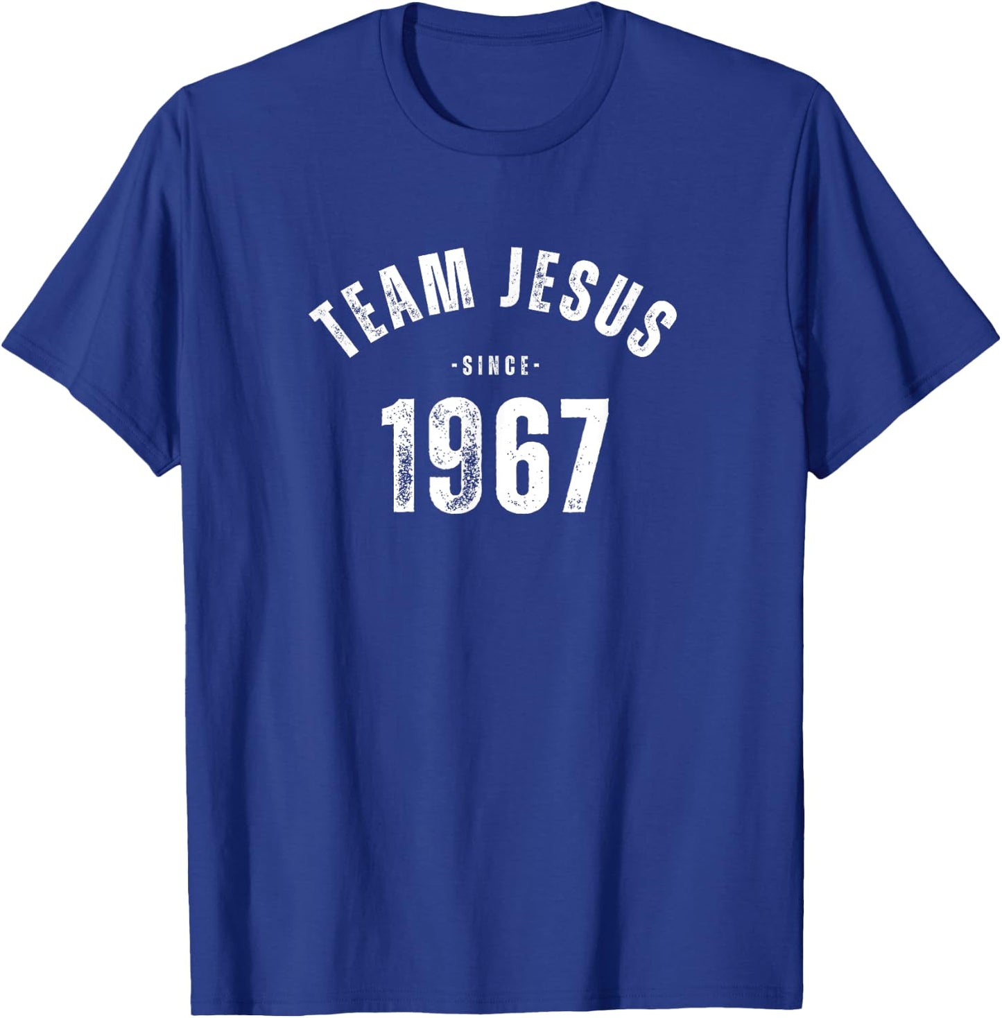 Team Jesus since my birth in 1967. Faithful and Proud T-Shirt - T-Shirt | Royal