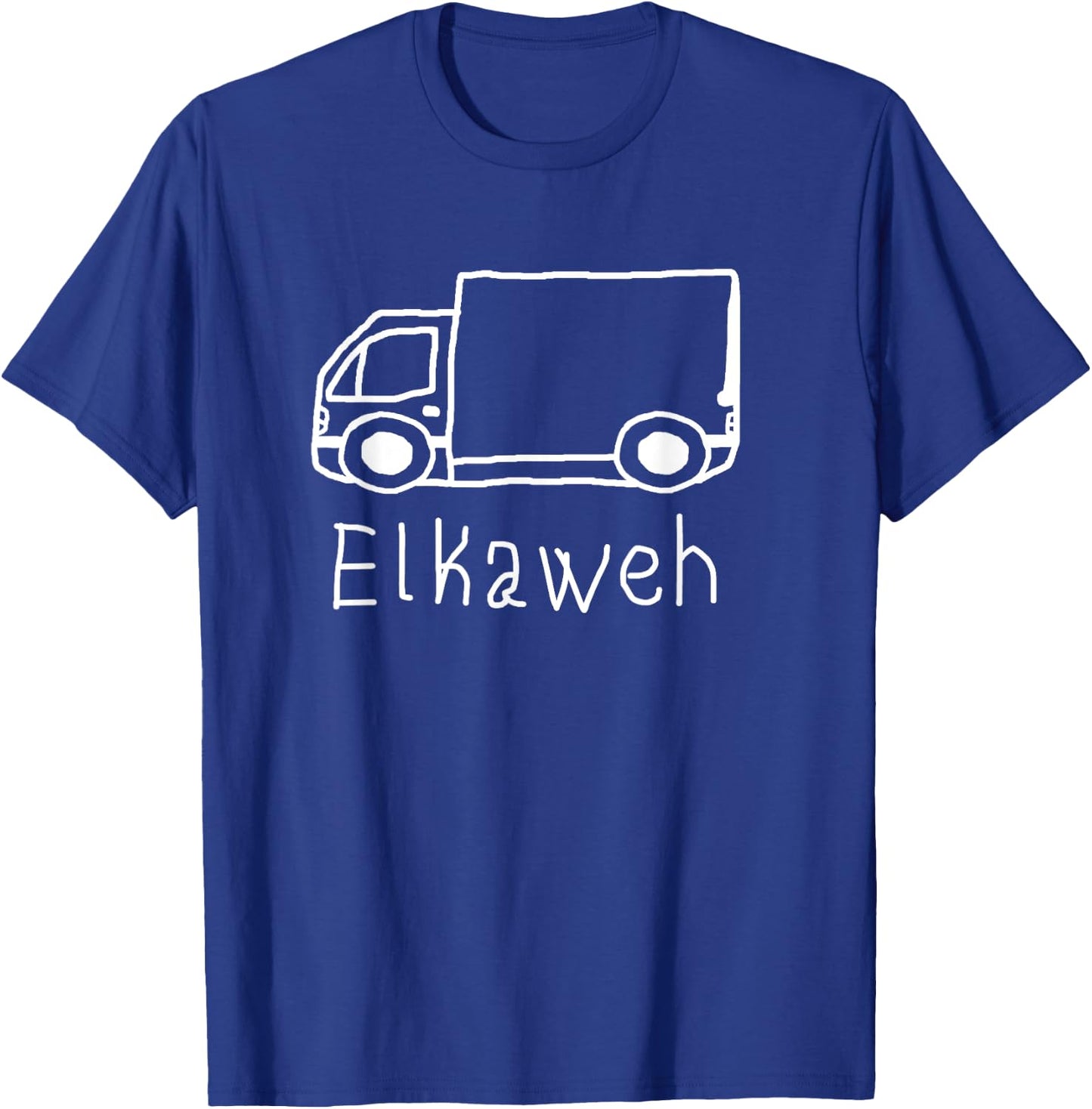 Elkaweh / LKW / Kinder / Schule / Bildwitz T-Shirt - T-Shirt | Royal