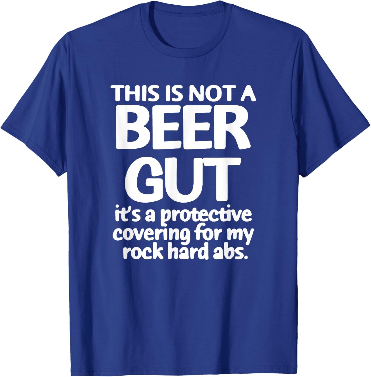 Beer Lovers Shirt , This is Not a Beer Gut Funny T Shirt T-Shirt - T-Shirt | Royal
