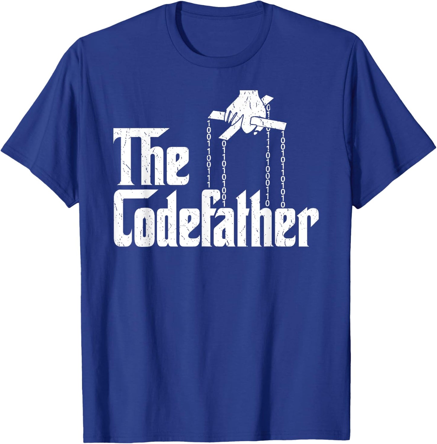 The Codefather Coding Computer Programmer Geek Nerd T-Shirt - T-Shirt | Royal