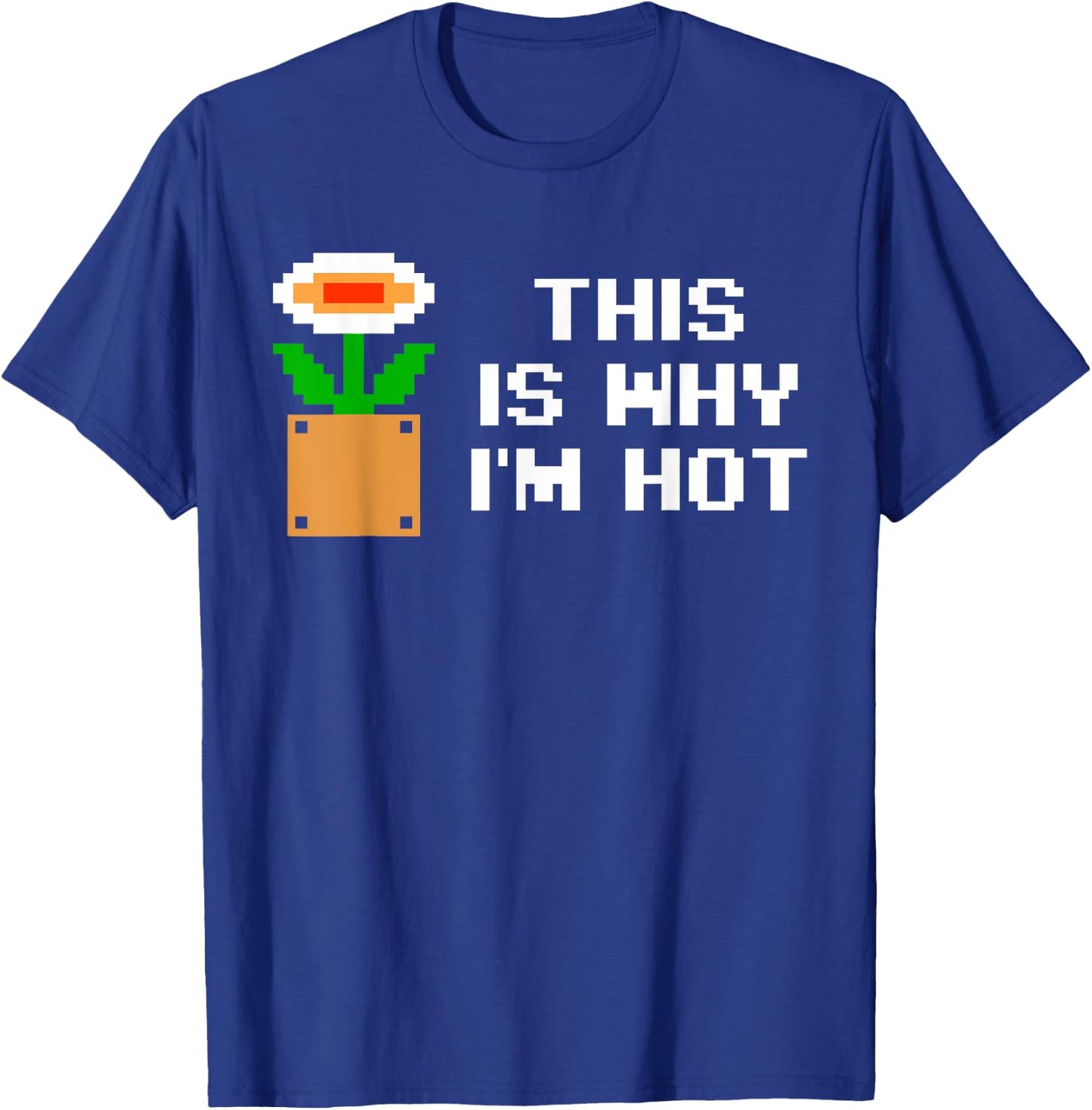 This Is Why I'm Hot Apparel T-Shirt - T-Shirt | Royal