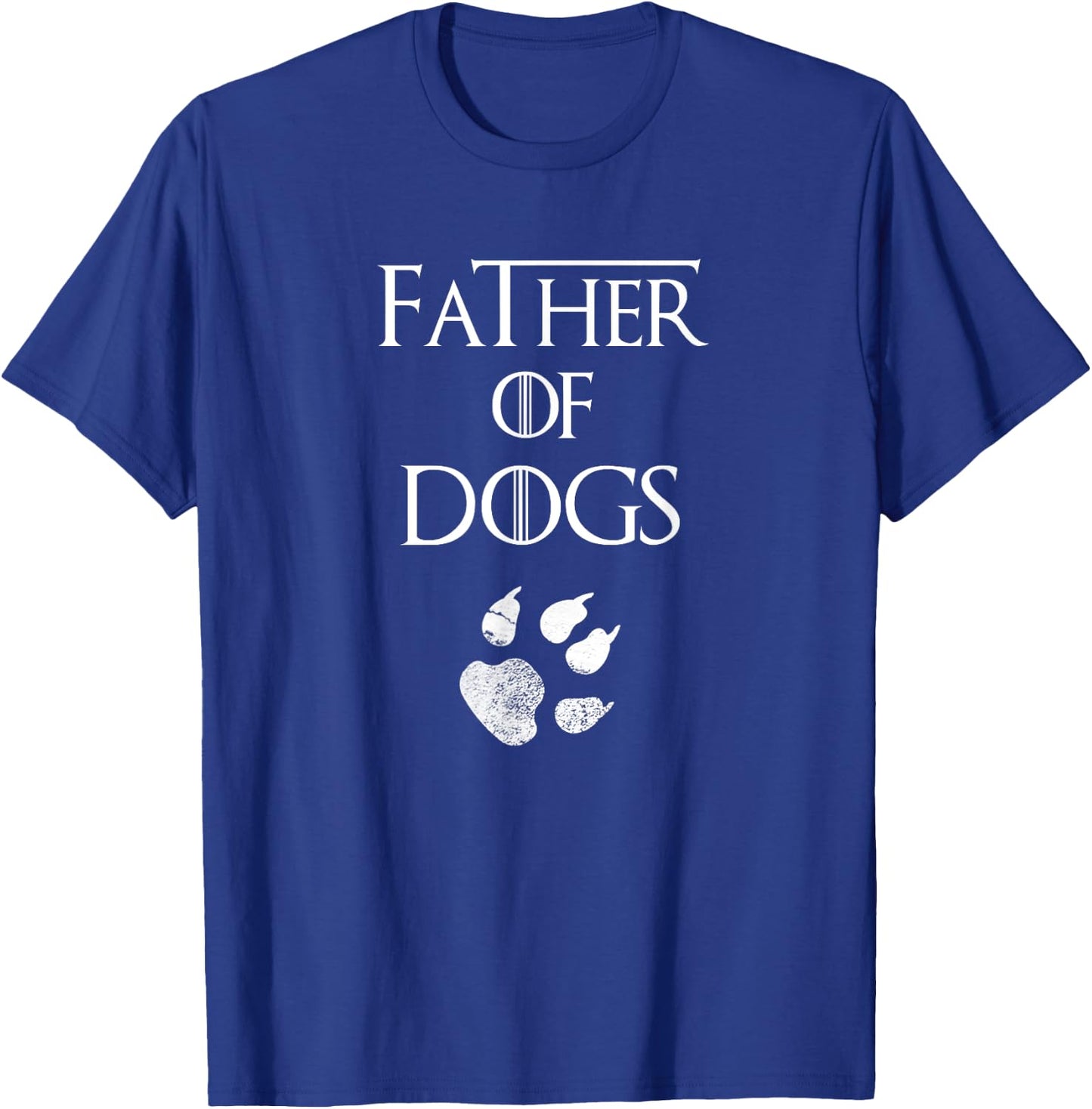 Dog Lovers Shirt Father of Dogs Women Kids T-Shirt - T-Shirt | Royal