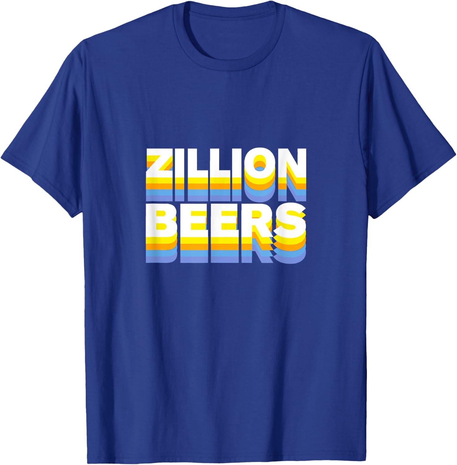 Barstool Sports Zillion Beers T-Shirt - T-Shirt | Royal