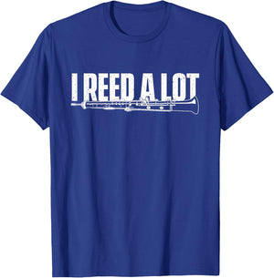 I Reed A Lot - Clarinetist Clarinet Player Music Orchestra T-Shirt - T-Shirt | Royal
