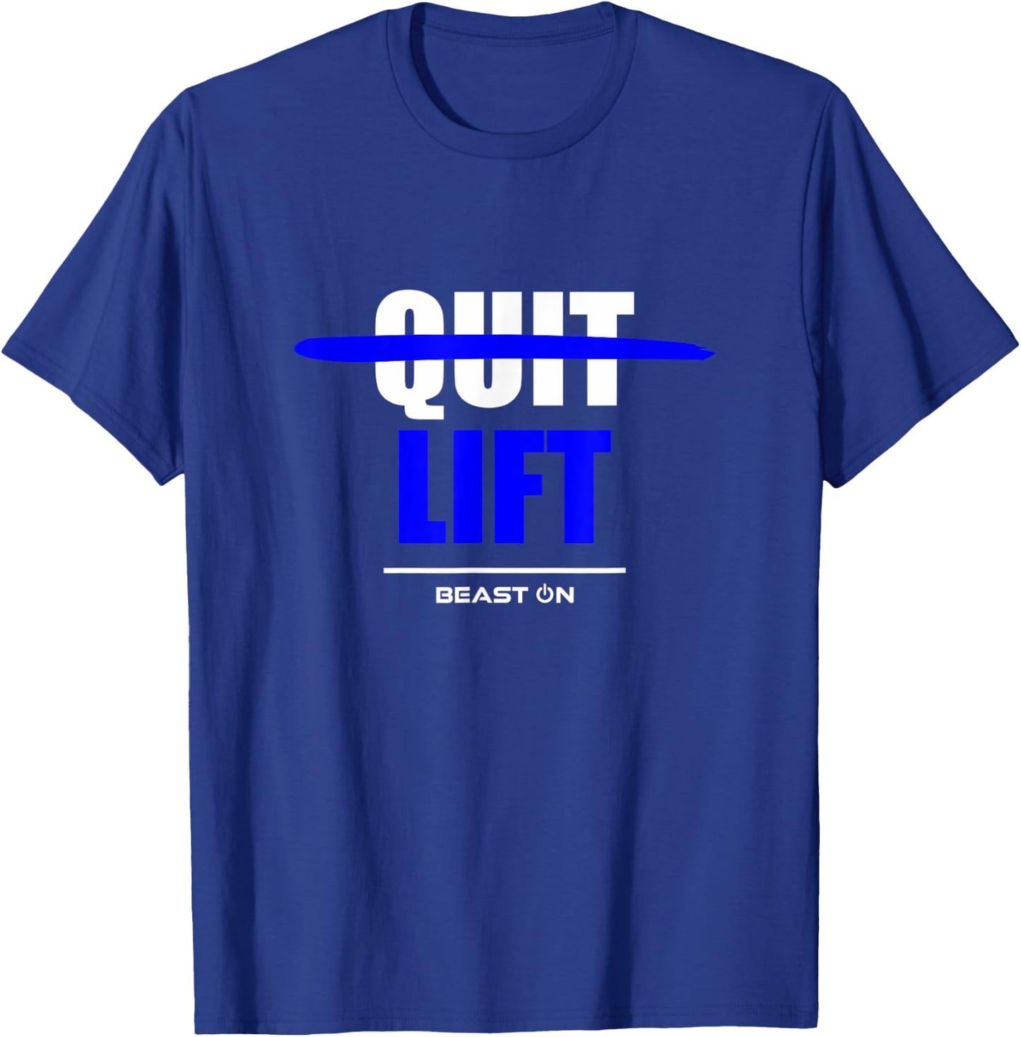 Do not Quit Lifting Lift Fitness Gym Bodybuilding Motivation T-Shirt - T-Shirt | Royal
