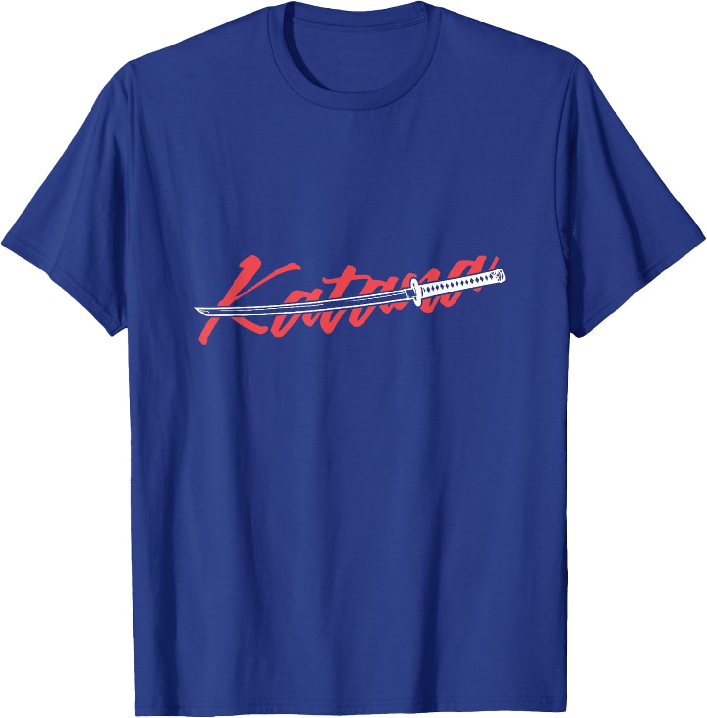 Katana Samurai Sword T-Shirt - T-Shirt | Royal