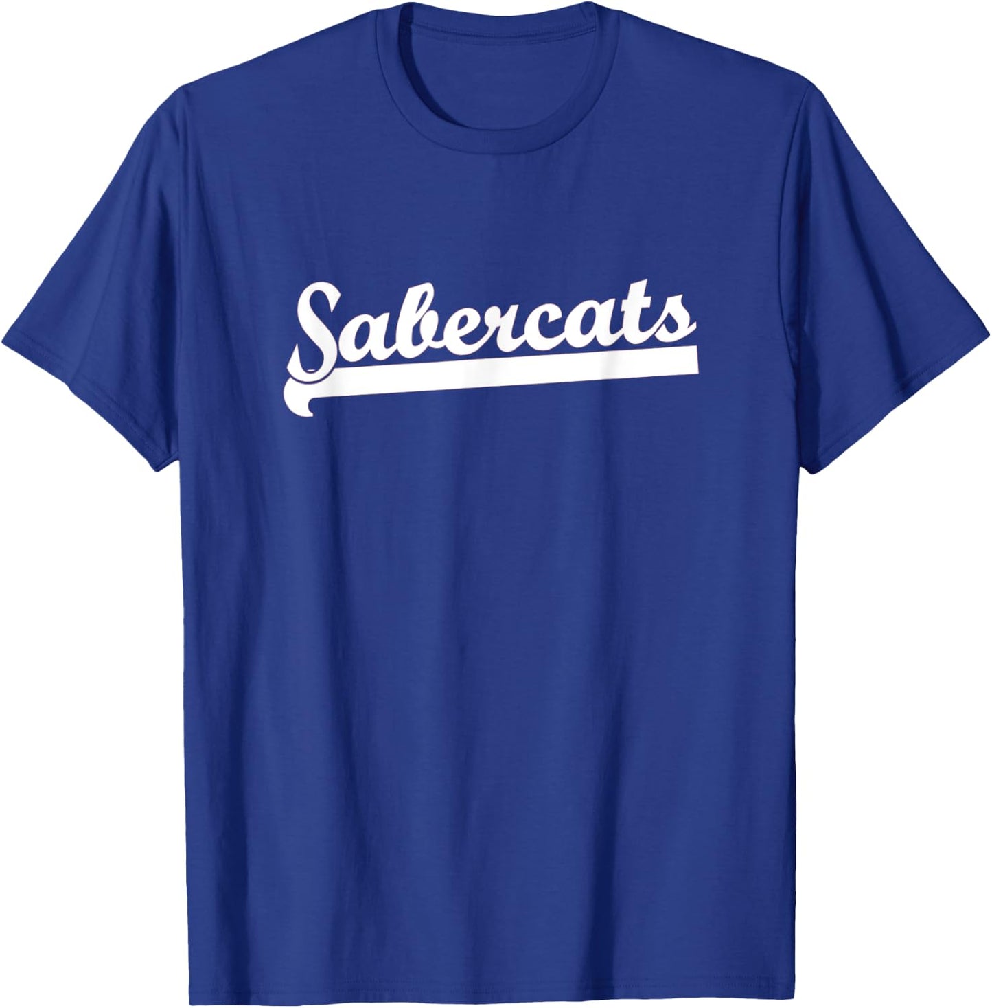 SABERCATS Football Soccer Basketball Baseball Hockey Team T-Shirt - T-Shirt | Royal