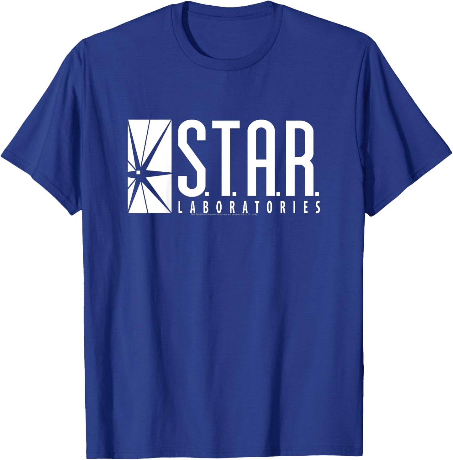 Kids DC Comics Flash Star Labs Logo White Camiseta , Black, 2 T-Shirt - T-Shirt | Royal