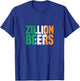 Barstool Sports Zillion Beers Saint Patrick's Day T-Shirt - T-Shirt | Royal