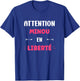Attention Kitty in freedom funny name Minou T-Shirt - T-Shirt | Royal
