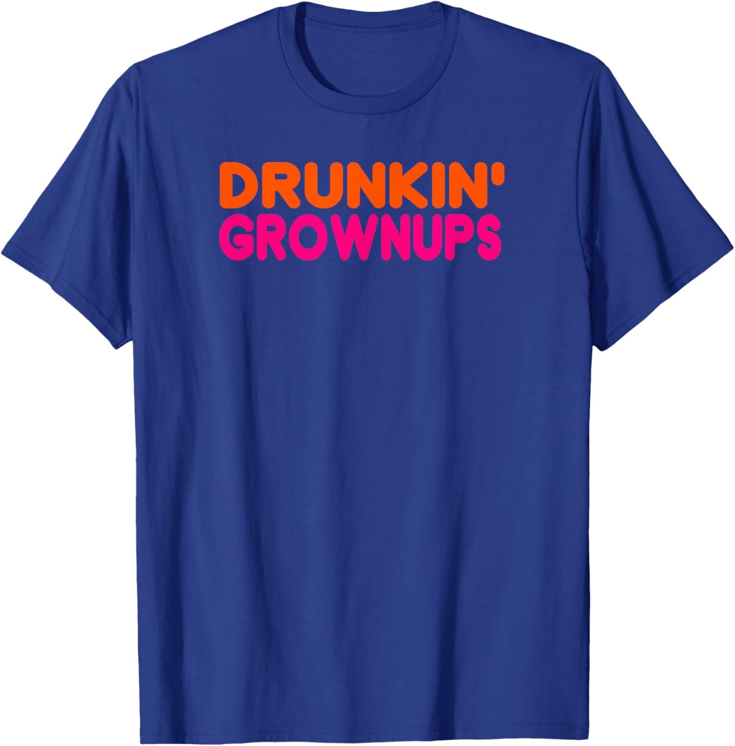 Drunken Grownups American Run On Beer T-Shirt - T-Shirt | Royal