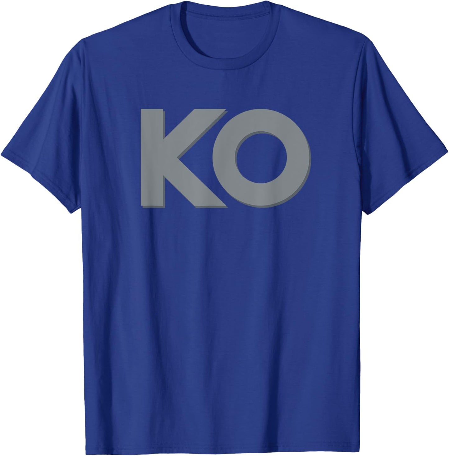 KO Funny Knock Out Boxing Wrestling Men Women Humor T-Shirt - T-Shirt | Royal