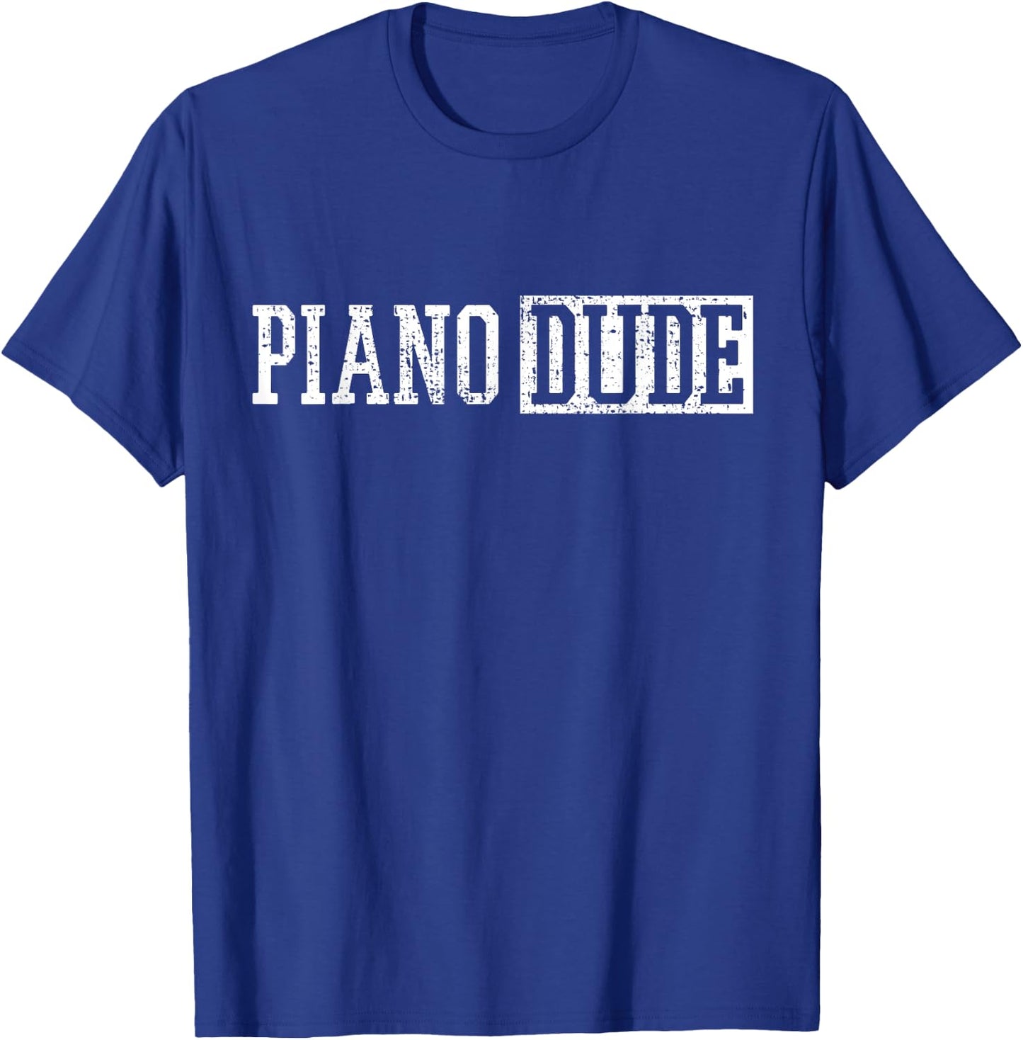 Piano Keyboard Player Musician Pianist Gift T-Shirt - T-Shirt | Royal