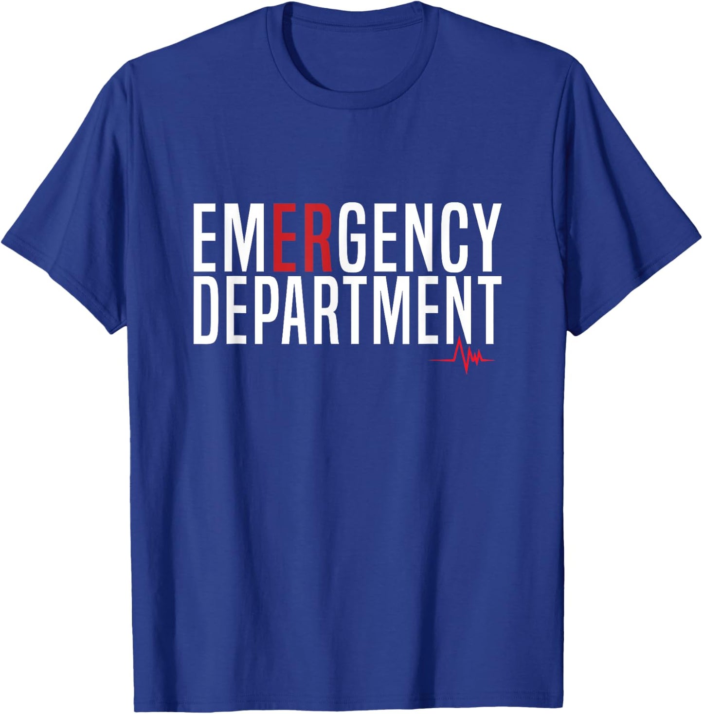 Vintage Emergency Department Emergency Room Nurse Healthcare T-Shirt - T-Shirt | Royal