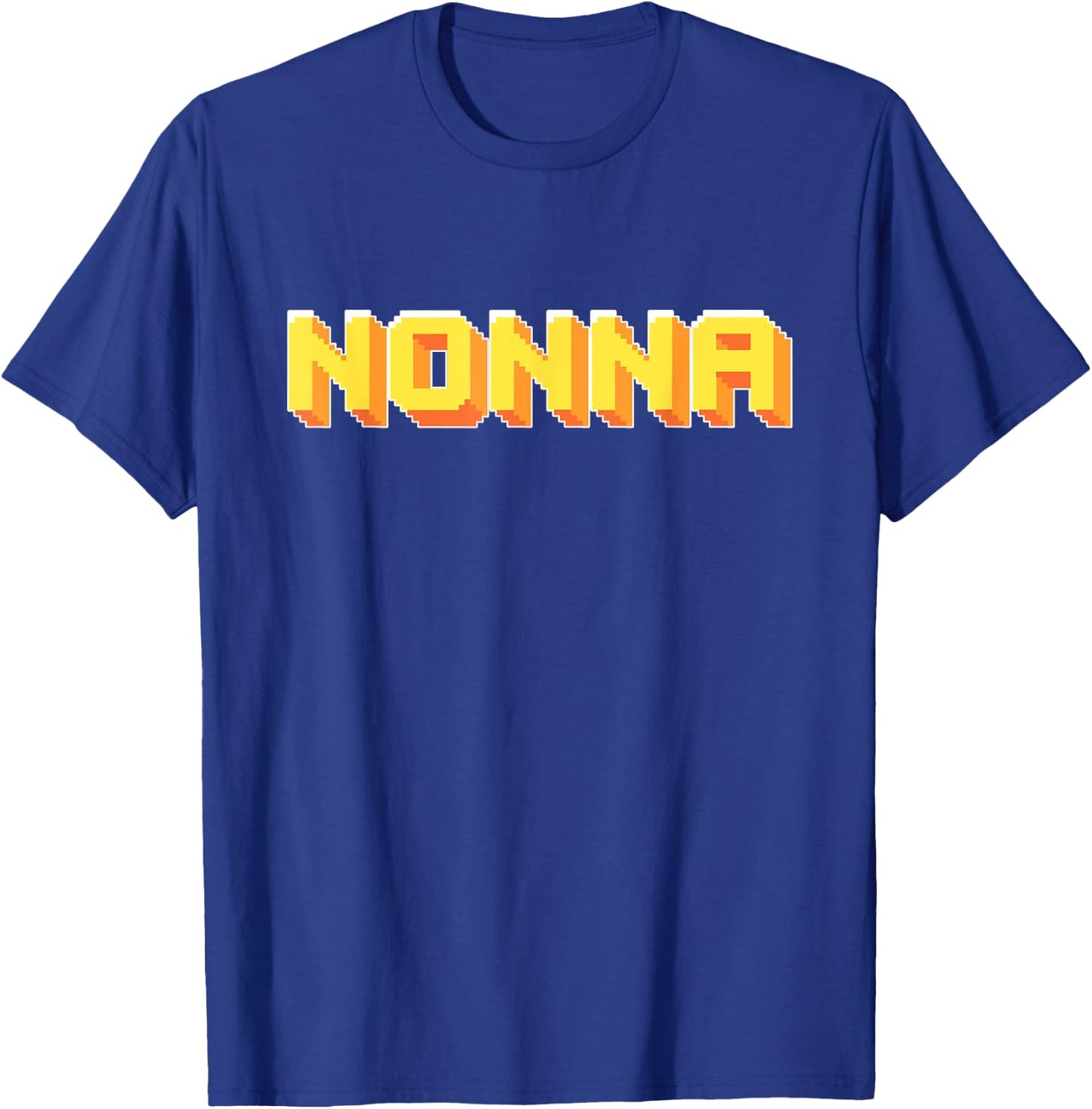 Game 8-bit Gaming Nonna Birthday Party T-Shirt - T-Shirt | Royal