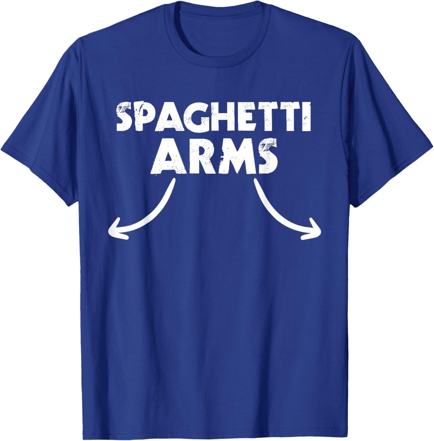 Spaghetti Arms Lifting Gym T-Shirt - T-Shirt | Royal