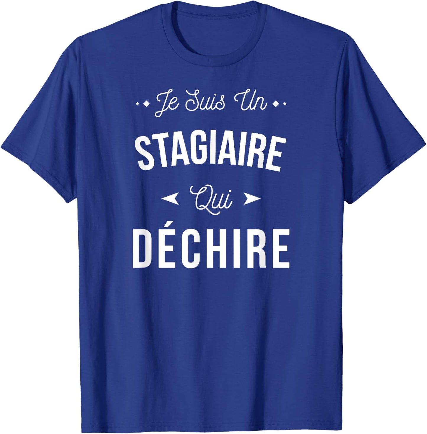 Je Suis Un Trainee Qui Déchire Funny Gift Trainee , Black, S T-Shirt - T-Shirt | Royal