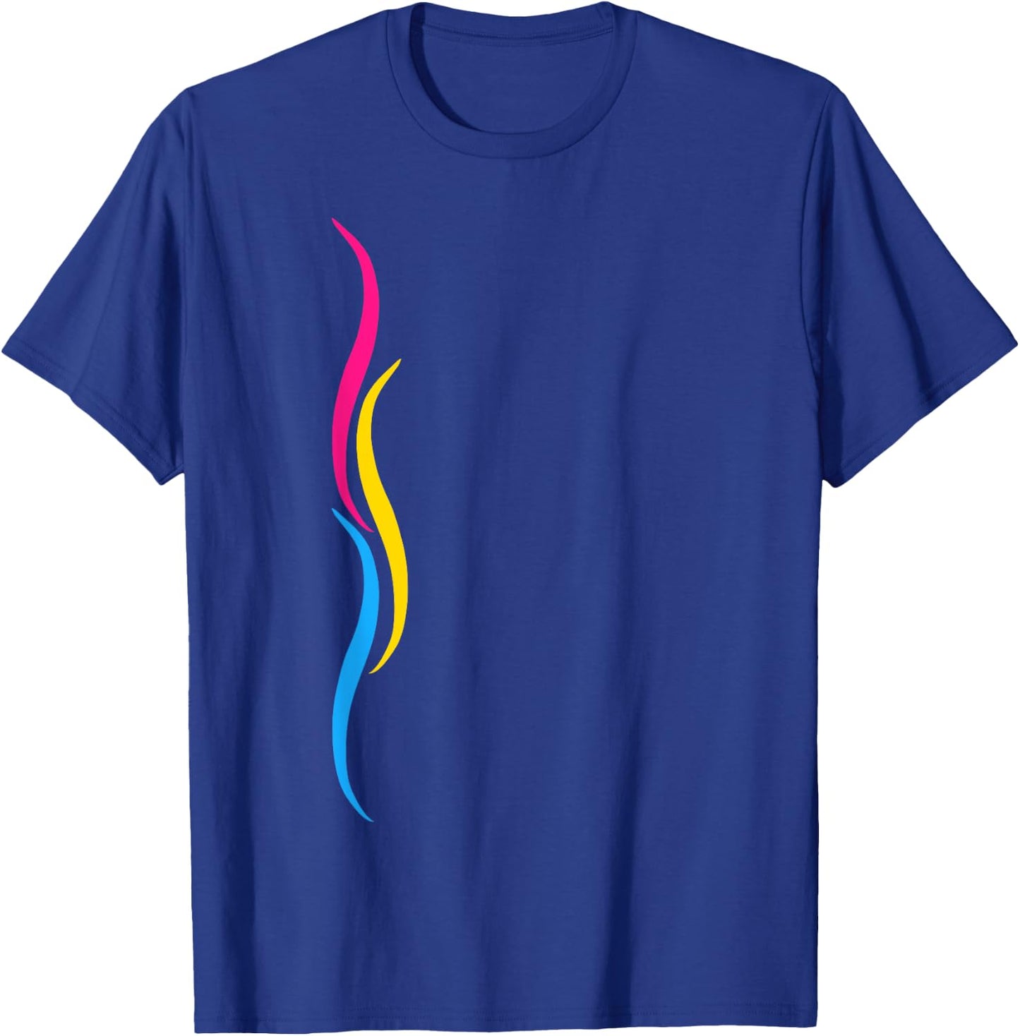 Dezente Pansexual Pride Lines, Pansexualität Pan Pride Flagge T-Shirt - T-Shirt | Royal