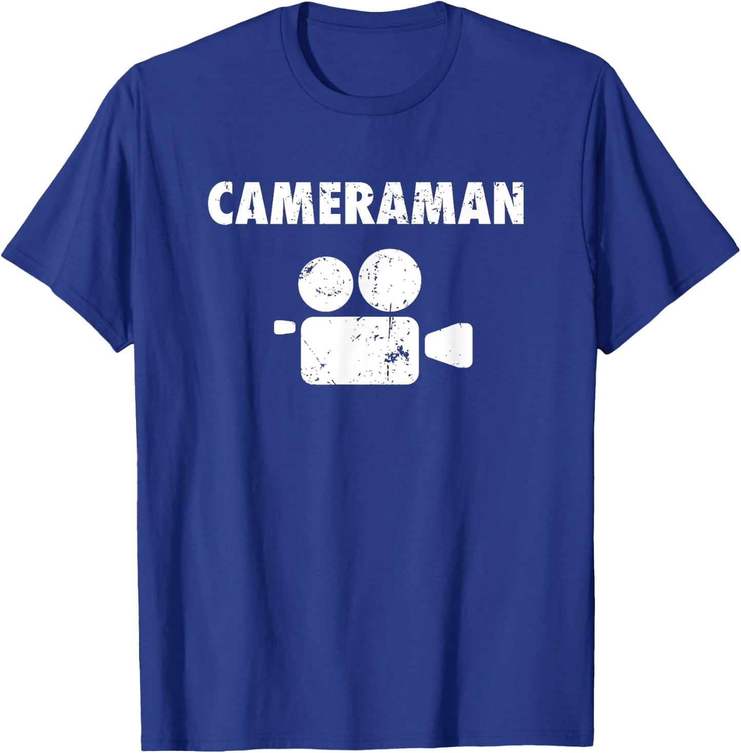 Cameraman Camera Operator Film Video DOP Gift T-Shirt - T-Shirt | Royal
