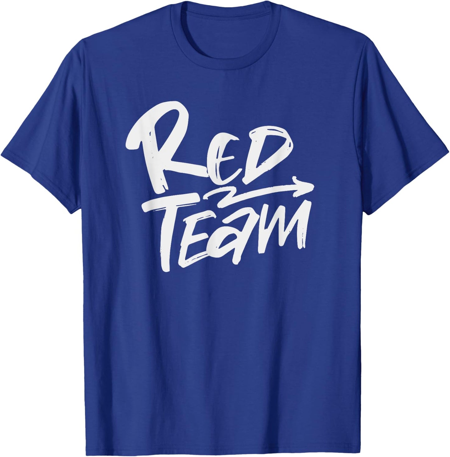Red Team Matching Team Spirit & Unity Red Color Design T-Shirt - T-Shirt | Royal