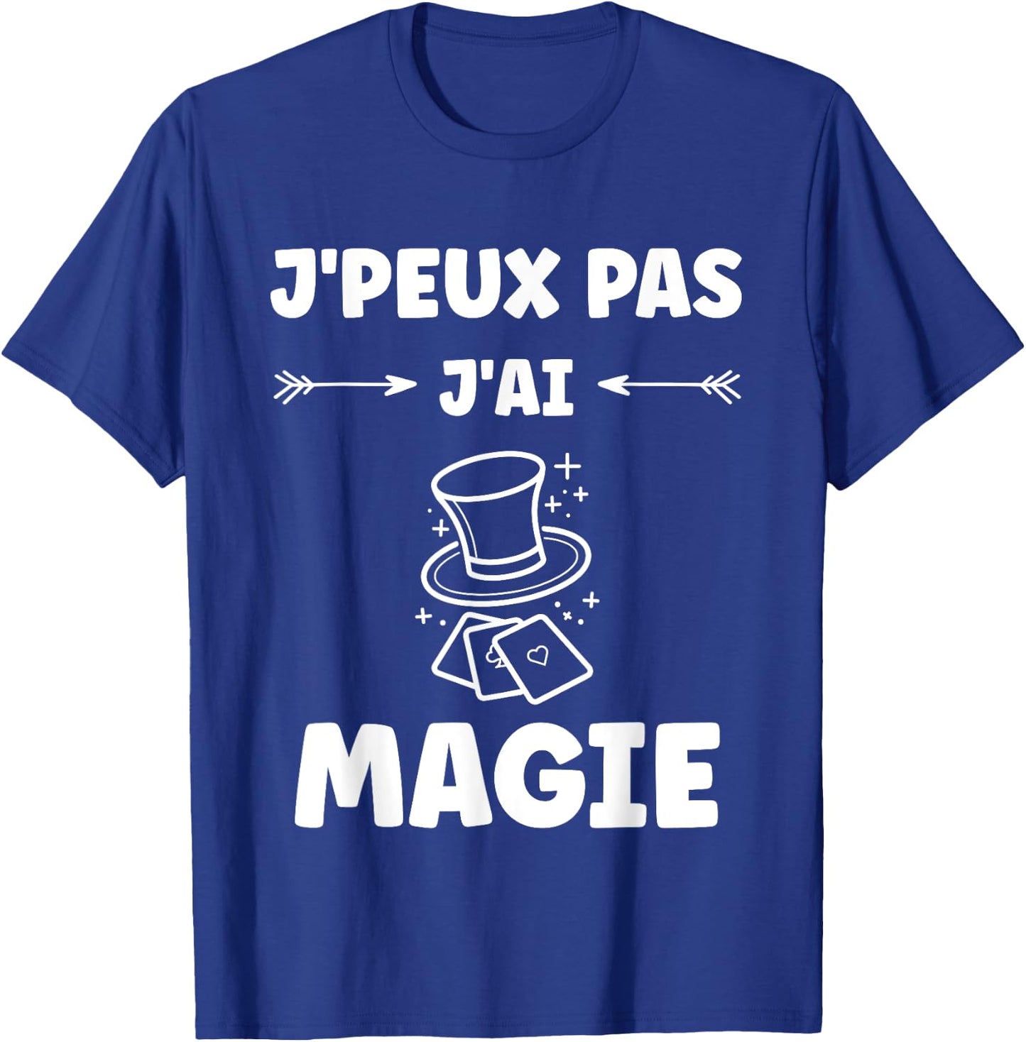 Humour Magicien minimalist magique j'peux pas j'ai Magie , Black, S T-Shirt - T-Shirt | Royal