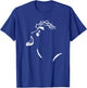 Silhouette Image of Jesus Christ Face Christian Faith Easter T-Shirt - T-Shirt | Royal