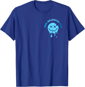 Cool Grandpas Club Shirt Father's Day Grandpa 2 Sided T-Shirt - T-Shirt | Royal