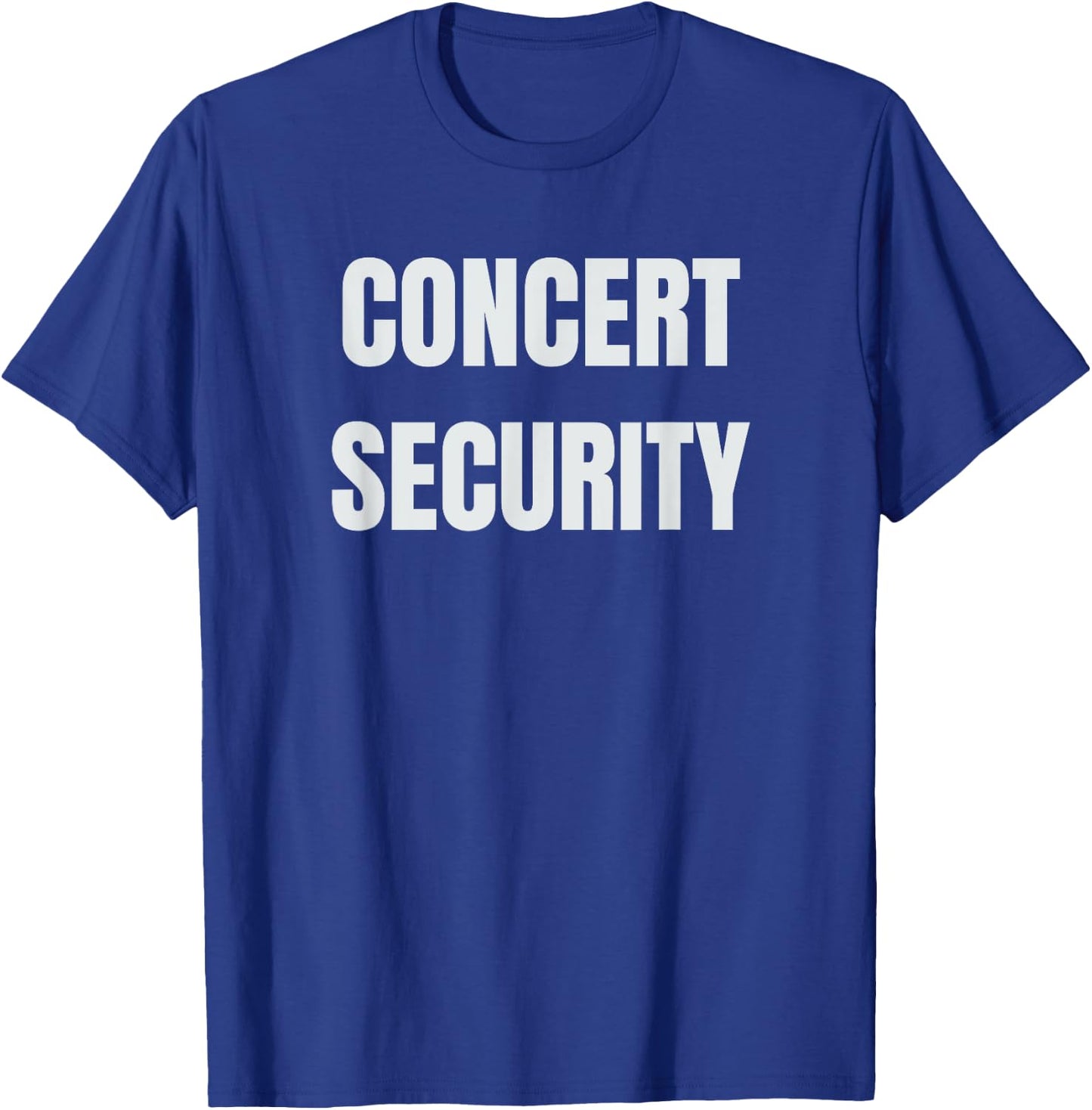 Concert Security Festival T Shirt T-Shirt - T-Shirt | Royal